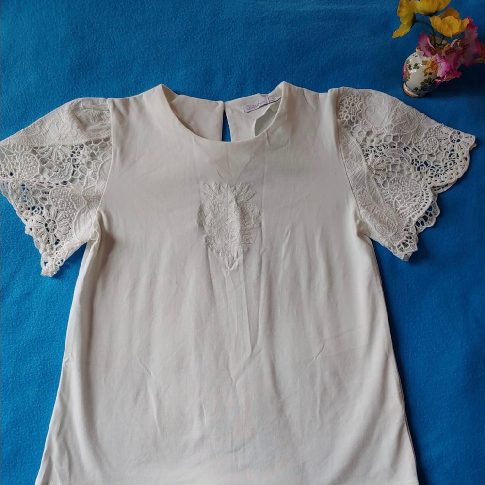 Girls White Blouse